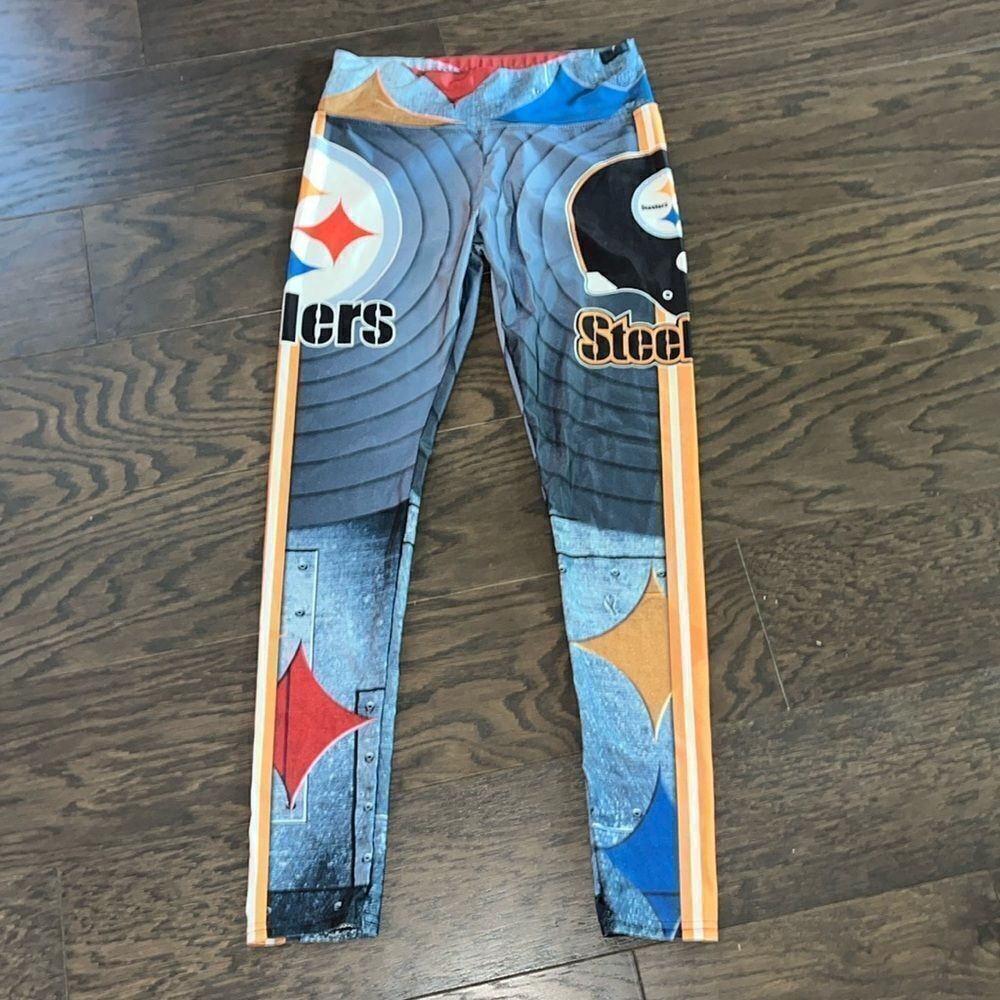 Sexy Women’s NFL Pittsburgh Steelers Spandex stretch Compression Leggings Size M